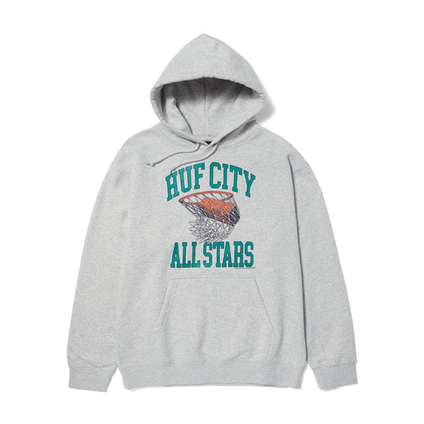 Huf Swish Hoodie Sweat A Capuche - Heather Grey - Streetart.fr